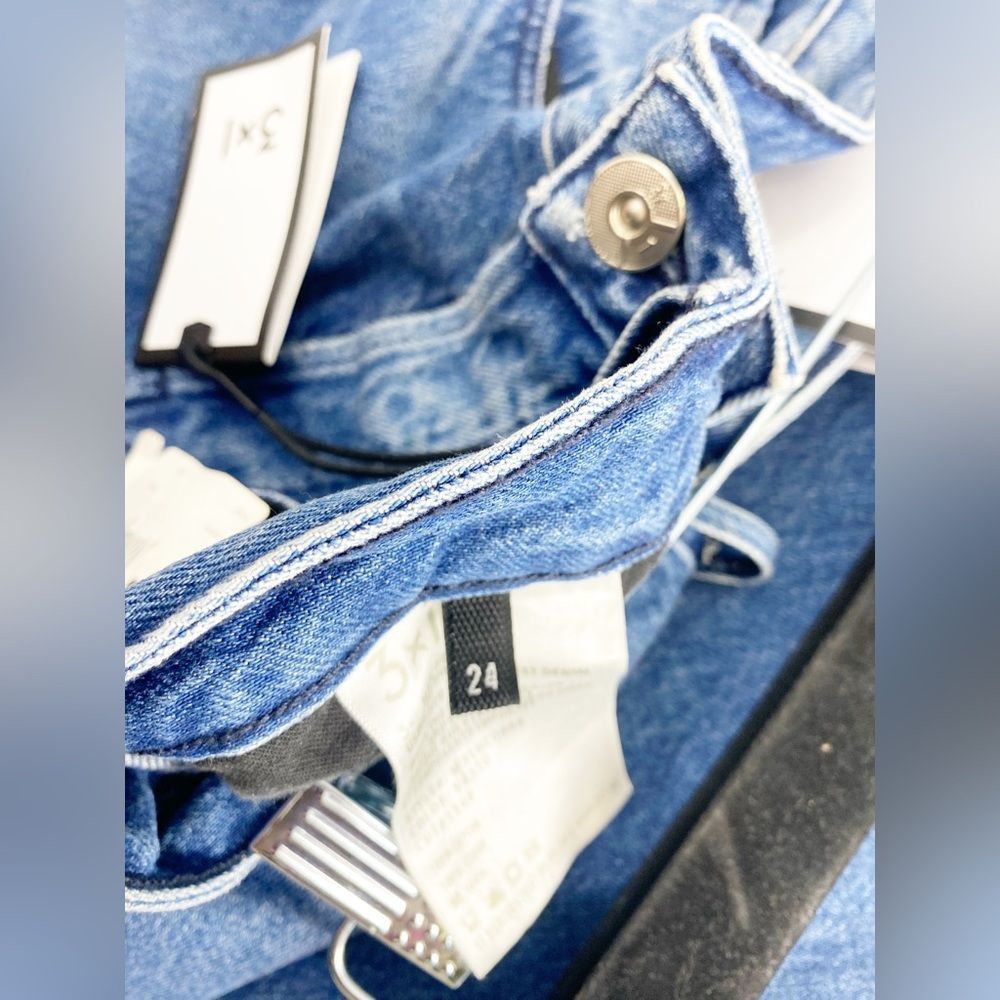 3x1 NWT Higher Ground Gusset Vasto Cropped Jeans sz24 - Picture 10 of 11